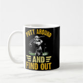 Leck mich am Arsch Lustiger Golf-Spruch Kaffeetasse (Links)