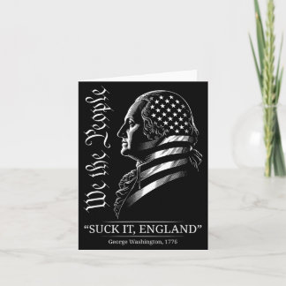 Leck mich England Lustiger 4. Juli George Karte