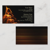 Lecken der Flammen-Visitenkarte Visitenkarte (Vorne/Hinten)