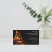 Lecken der Flammen-Visitenkarte Visitenkarte (Stehend Vorderseite)