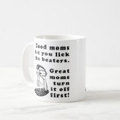 Lecken Sie die Schläger-lustige Mama-Mutter-Tasse Kaffeetasse (Vorderseite Links)
