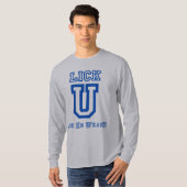Lecken Sie EM-Abnutzung?! Universität T-Shirt (Vorne ganz)