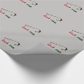 LECKEN SIE MICH ZUCKERSTANGE GESCHENKPAPIER (Ecke)