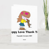 Lecken Sie, Welpe, den Liebe Ihnen… | Karte danken (Rückseite)