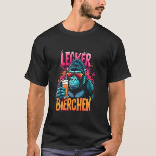 LECKER BIERCHEN Gorilla Beer Unterhaltung T-Shirt