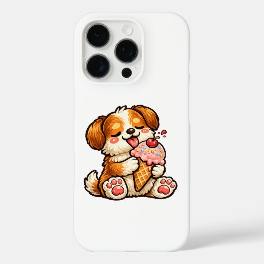 Lecker Eis Hund Case-Mate iPhone Hülle (Rückseite)