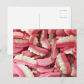 Lecker Kaugummi Postkarte (Vorne/Hinten)