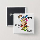 Lecker Lecker Sommer Button (Vorne & Hinten)