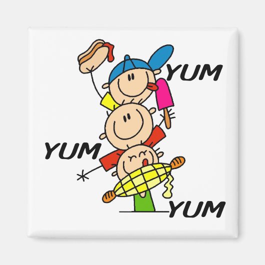 Lecker Lecker Sommer Magnet (Vorne)