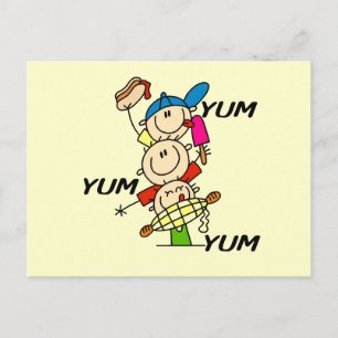 Lecker Lecker Sommer Postkarte