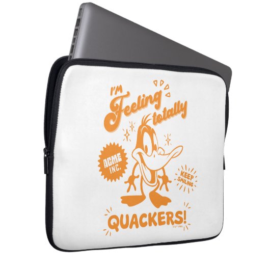 Lecker Retro DAFFY DUCK™ Laptopschutzhülle (Vorne Rechts)