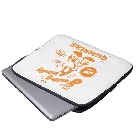 Lecker Retro DAFFY DUCK™ Laptopschutzhülle (Vorne Knopf)
