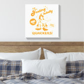Lecker Retro DAFFY DUCK™ Leinwanddruck (Insitu (Schlafzimmer))