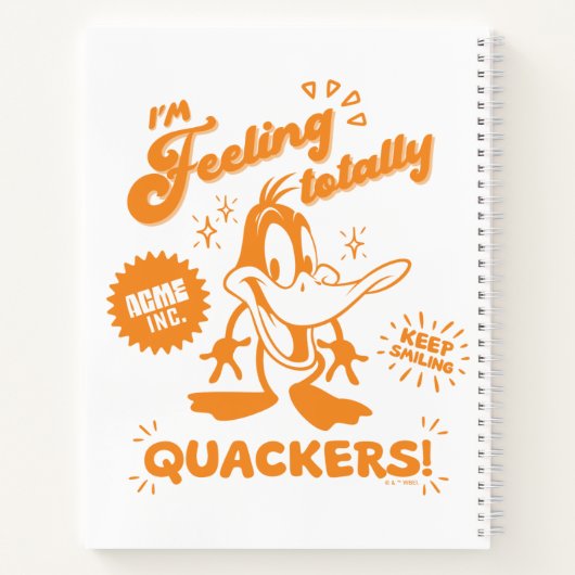 Lecker Retro DAFFY DUCK™ Notizblock (Rückseite)