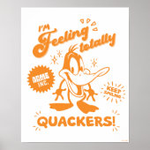 Lecker Retro DAFFY DUCK™ Poster (Vorne)