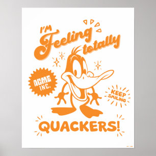 Lecker Retro DAFFY DUCK™ Poster