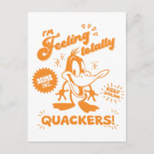 Lecker Retro DAFFY DUCK™ Postkarte (Vorderseite)