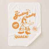 Lecker Retro DAFFY DUCK™ Sherpadecke (Vorderseite)