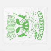 Lecker Retro MARVIN THE MARTIAN™ Fleecedecke (Vorderseite (Horizontal))