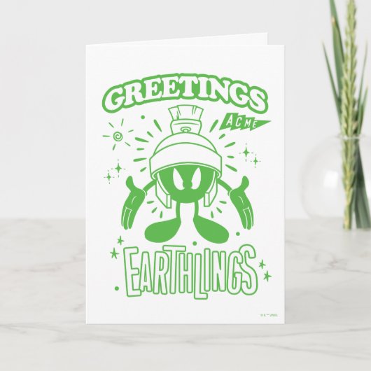 Lecker Retro MARVIN THE MARTIAN™ Karte (Vorderseite)