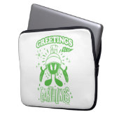 Lecker Retro MARVIN THE MARTIAN™ Laptopschutzhülle (Vorderseite Links)