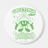 Lecker Retro MARVIN THE MARTIAN™ Magnet (Vorne)