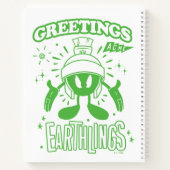 Lecker Retro MARVIN THE MARTIAN™ Notizblock (Rückseite)