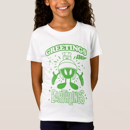 Lecker Retro MARVIN THE MARTIAN™ T-Shirt (Vorderseite)