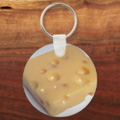 Lecker Schweizer Käse Schlüsselanhänger (Vorderseite)