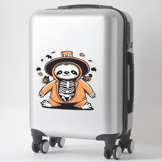 Lecker-Skeletttrick oder Behandlung klassischer T- Aufkleber (Koffer)