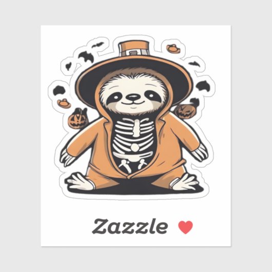 Lecker-Skeletttrick oder Behandlung klassischer T- Aufkleber (Blatt)