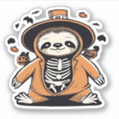 Lecker-Skeletttrick oder Behandlung klassischer T- Aufkleber (Vorderseite)