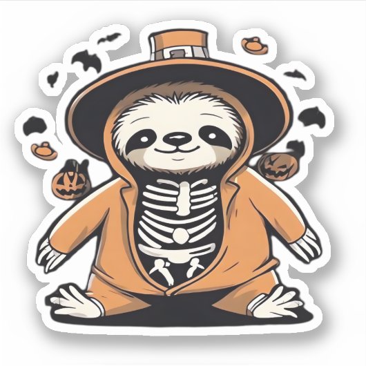 Lecker-Skeletttrick oder Behandlung klassischer T- Aufkleber (Vorderseite)