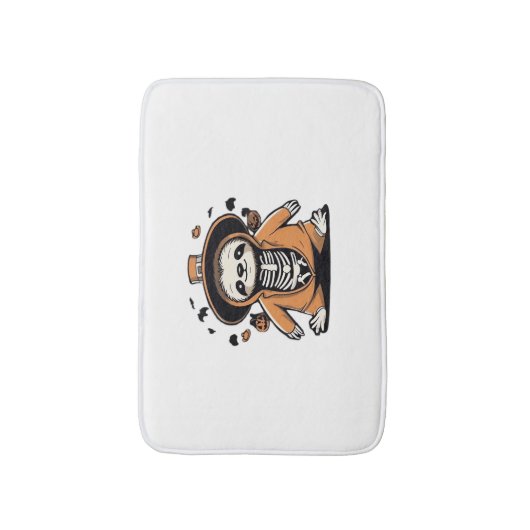 Lecker-Skeletttrick oder Behandlung klassischer T- Badematte (Vorderseite Vertikal)