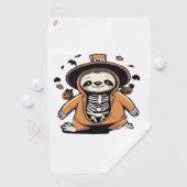 Lecker-Skeletttrick oder Behandlung klassischer T- Golfhandtuch (Insitu)