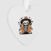 Lecker-Skeletttrick oder Behandlung klassischer T- Ornament (Vorderseite)