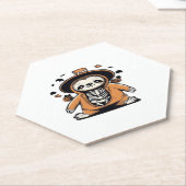 Lecker-Skeletttrick oder Behandlung klassischer T- Untersetzer (angewinkelt)