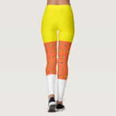 Lecker süß- Candy Corn tricolor Leggings (Rückseite)