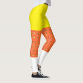 Lecker süß- Candy Corn tricolor Leggings (Rechts)