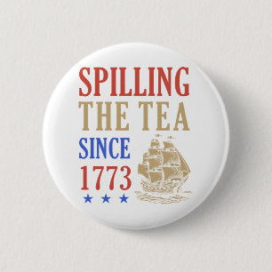 Lecker Tee seit 1773 Lustiger Faultier Button