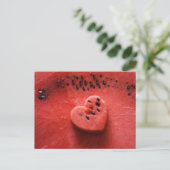 lecker Wassermelone Postkarte (Stehend Vorderseite)