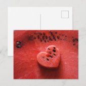 lecker Wassermelone Postkarte (Vorne/Hinten)