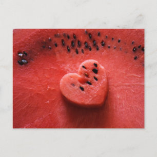 lecker Wassermelone Postkarte