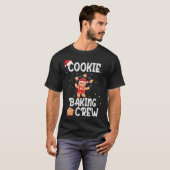 Lecker Weihnachtsplätzchen Back Crew Lustige Pyjam T-Shirt (Vorne ganz)