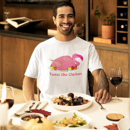 Lecker wie Chicken Funny Flamingo T-Shirt