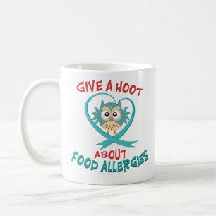 Leckerallergie-Bewusstseinsmonat Lustiges Kaffeeta Kaffeetasse