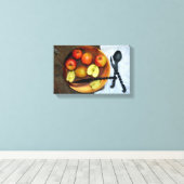 Leckere Äpfel Leinwanddruck (Insitu (Holzboden))