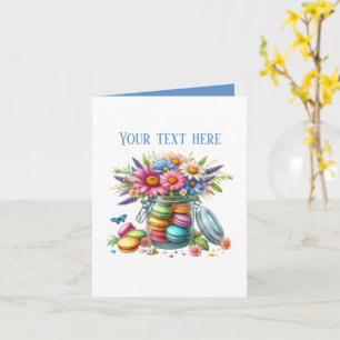 Leckere Cookies in einer personalisierbaren Dose Karte