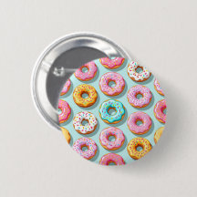 Leckere Cremedonuts blau
