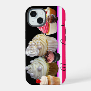 LECKERE CUPCAKES WÜSTEN GESCHÄFT, Rosa,Fuchsia Wei iPhone 15 Hülle
